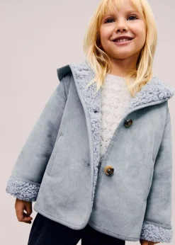 Dzieci MANGO Płaszcze*Kurtka z futrzaną podpinką