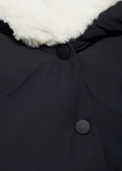 Dzieci MANGO Płaszcze|Płaszcze I Kurtki*Kurtka z futrzanym kapturem