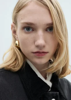 MANGO Płaszcze|Kurtki*Kurtka z kieszeniami i sztruksowym kołnierzem