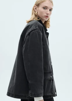 MANGO Płaszcze|Kurtki*Kurtka z kieszeniami i sztruksowym kołnierzem