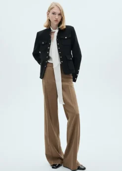 MANGO Kurtki*Kurtka z kieszeniami i zapięciem na guziki