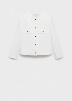 MANGO Kurtki*Kurtka z kieszeniami na guziki