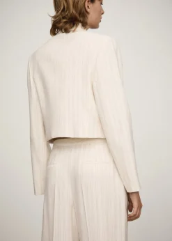 MANGO Kurtki*Kurtka z kieszeniami w paski