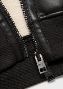 MANGO Kurtki I Koszule Wierzchnie|Płaszcze*Kurtka z kołnierzem z baranka