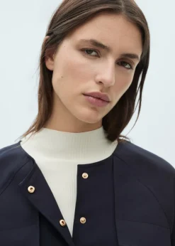 MANGO Kurtki*Kurtka z lyocellu z kieszeniami