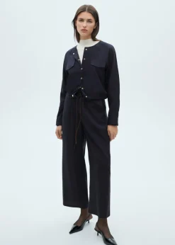 MANGO Kurtki*Kurtka z lyocellu z kieszeniami