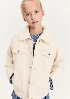 Dzieci MANGO Płaszcze I Kurtki*Kurtka z podszyciem z futerka