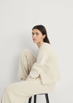 MANGO Kurtki|Piżamy*Kurtka z prążkowanej dzianiny na zamek