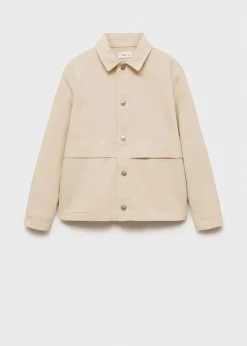 Dzieci MANGO Płaszcze I Kurtki*Kurtka z serży z kieszeniami