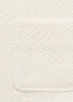 MANGO Kurtki*Kurtka z tweedu z dekoltem w serek