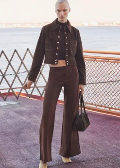 MANGO Kurtki|Skóra*Kurtka zamszowa z kieszeniami