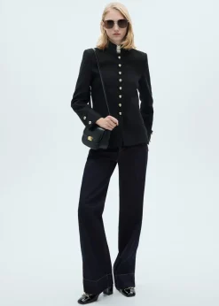 MANGO Kurtki*Kurtka ze stójką i ozdobnymi guzikami