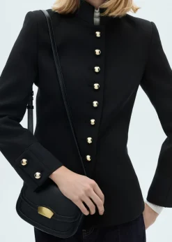 MANGO Kurtki*Kurtka ze stójką i ozdobnymi guzikami