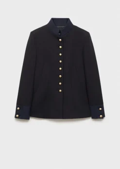 MANGO Kurtki*Kurtka ze stójką i ozdobnymi guzikami