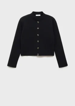 MANGO Kurtki|Swetry I Kardigany*Kurtka ze stójką i ozdobnymi guzikami