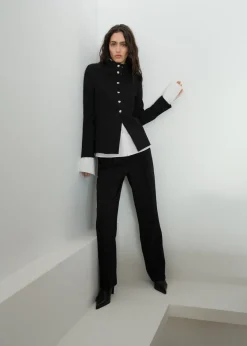 MANGO Kurtki*Kurtka ze stójką i ozdobnymi guzikami