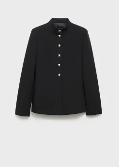 MANGO Kurtki*Kurtka ze stójką i ozdobnymi guzikami