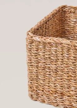 MANGO Kosze Do Sypialni|Kosze Do Salonu*Kwadratowy koszyk z pokrywą 23 x 19 cm