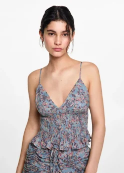 MANGO Koszule I Bluzki*Kwiatowy top