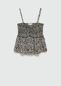 MANGO Koszule I Bluzki*Kwiatowy top