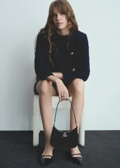 MANGO Torebki*Lakierowana torba na ramię