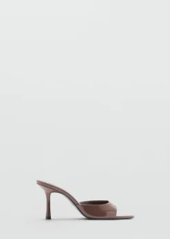 MANGO Buty*Lakierowane buty na obcasie