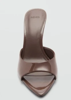 MANGO Buty*Lakierowane buty na obcasie