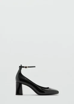 MANGO Buty*Lakierowane buty na obcasie