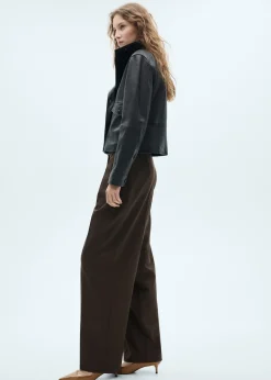 MANGO Buty*Lakierowane buty na obcasie kaczuszka