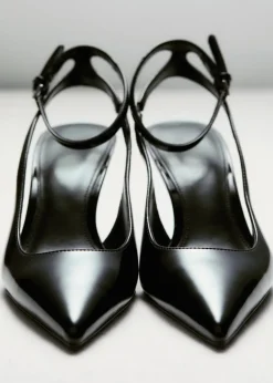 MANGO Buty*Lakierowane buty na obcasie