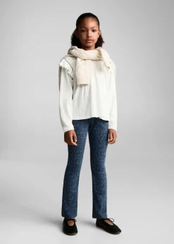 Dzieci MANGO Legginsy I Joggery*Legginsy z rozszerzanymi nogawkami z nadrukiem