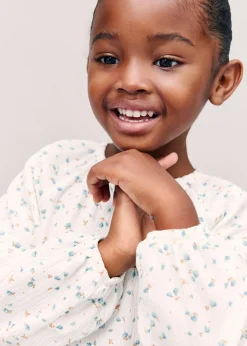 Dzieci MANGO Koszule*Lejąca bluzka z kwiatowym wzorem