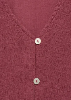 MANGO Koszule I Bluzki*Lejąca bluzka z marszczeniem