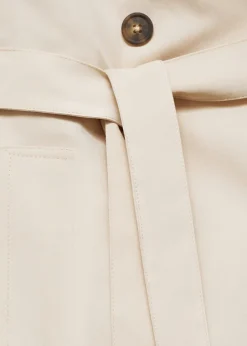 MANGO Płaszcze I Kurtki*Lejący trencz z paskiem