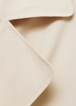 MANGO Płaszcze I Kurtki*Lejący trencz z paskiem