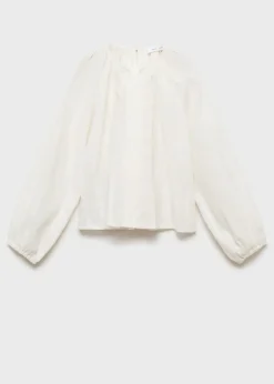 Dzieci MANGO Koszule I Bluzki*Luźna bluzka z haftem