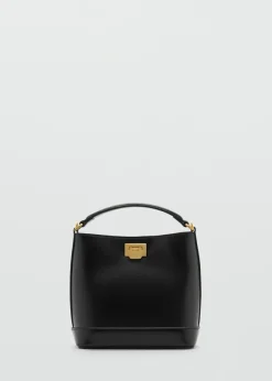 MANGO Torebki*Mała torba shopper z metalowymi elementami