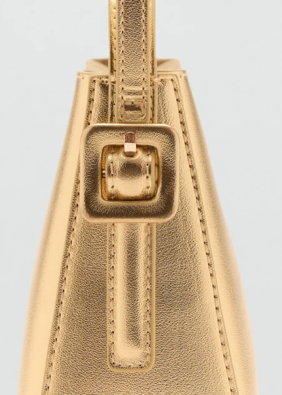 MANGO Torebki*Mała torebka shopper w metalicznym kolorze