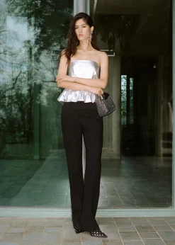 MANGO Torebki*Mała torebka ze strasem i łańcuszkiem