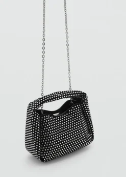 MANGO Torebki*Mała torebka ze strasem i łańcuszkiem