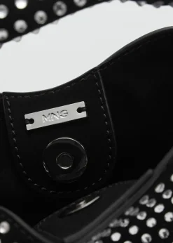 MANGO Torebki*Mała torebka ze strasem i łańcuszkiem