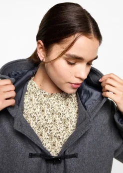 MANGO Koszule I Bluzki*Marszczona bluzka z kwiatowym wzorem