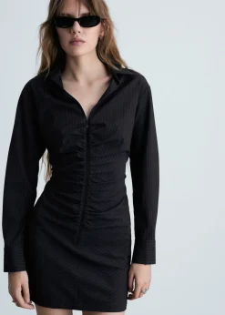 MANGO Sukienki I Kombinezony*Marszczona sukienka na zamek