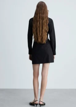 MANGO Sukienki I Kombinezony*Marszczona sukienka na zamek