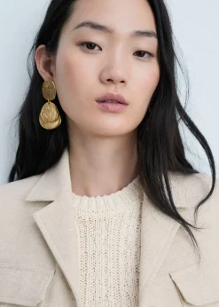 MANGO Kurtki|Marynarki*Marynarka bawełniano-lniana z kieszeniami