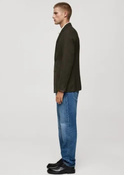 MANGO Marynarki*Marynarka dwurzędowa slim fit w jodełkę