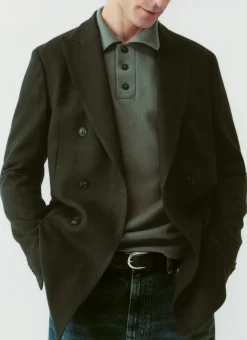 MANGO Marynarki*Marynarka dwurzędowa slim fit w jodełkę