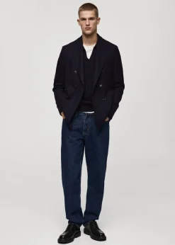 MANGO Marynarki|Marynarki*Marynarka dwurzędowa slim fit z diagonalu