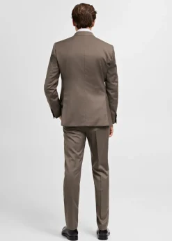 MANGO Marynarki|Marynarki*Marynarka garniturowa dwurzędowa z 100% wełny w jodełkę