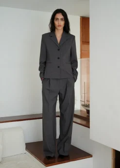 MANGO Marynarki*Marynarka garniturowa o prostym kroju na guziki